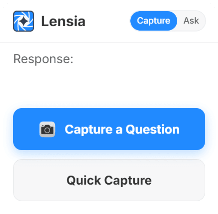 The Lensia floating capture panel